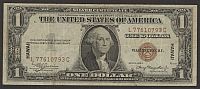 Fr.2300, 1935A $1 Hawaii Silver Certificate, L-C Block, VF